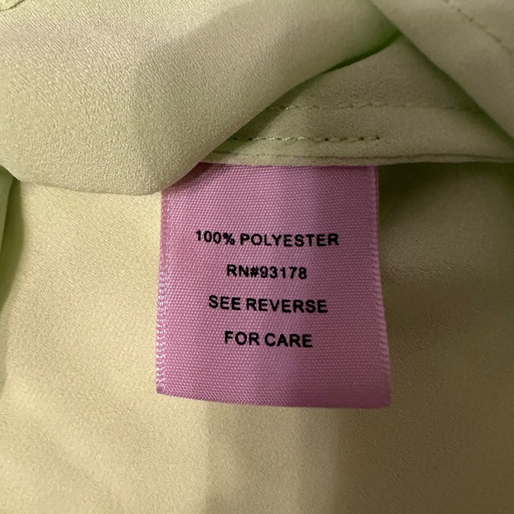 Philosophy Ruffle Short Sleeve Blouse - Size L - Picture 8 of 10